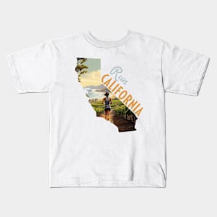 Run California Kids T-Shirt